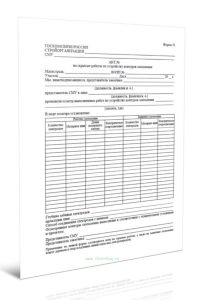 Акт на скрытые работы по устройству контуров заземления (Форма 31)