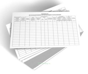 Ведомость железнодорожных путей необщего пользования