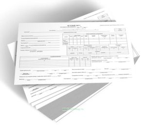 Путевой лист грузового автомобиля (Приказ Минтранса от 11.09.2020 № 368) горизонтальный