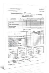 Акт о выработке этилового спирта и спиртопродуктов и передачи их в спиртохранилище (Форма № П-18)