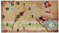 Часы настольные Пин-ап 13*23см