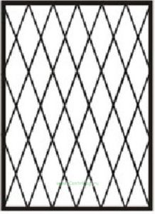 Решетка на окно Эскиз 5 сварная 1.4 х 1.4 м