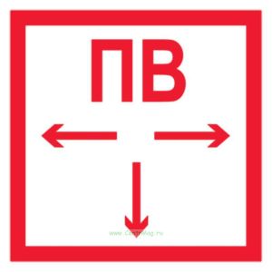 Пожарный водоем. Знак