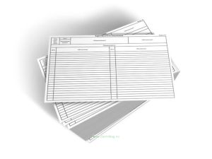 Карточка учета документов Форма 2б и 2в (Блок 100 шт.)