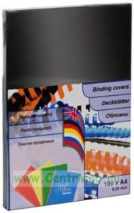 Обложка для изготовления брошюр прозрачный пластик, А4, 180 мкм, 100 штуп