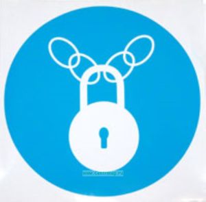 Закрывать на замок. Знак