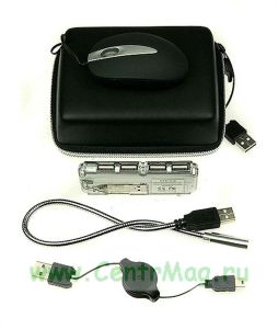 Набор для путешествий: USB кабель, USB разветвитель на 4 разъема, компьютерная мышка USB