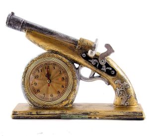 Часы Пистоль настольные 29*8*20см