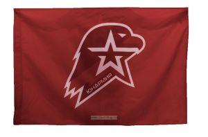 Флаг Юнармия (90 х 135 см, темно-красный)