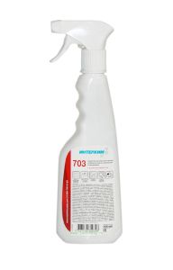 Интерхим 703. Средство регулярной очистки поверхностей в санитарных помещениях (0,5 л, с распылителем)