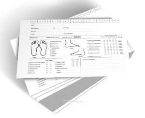 Диагностическая карта подолога