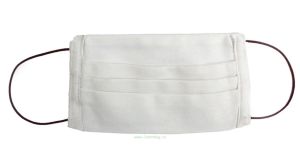 Маска для защиты органов дыхания. Многоразовая, со складками (17,5 х 9 см)