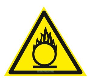 Пожароопасно! Окислитель. Знак