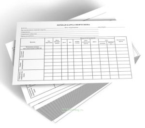 Личная карта спортсмена