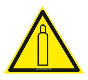Газовый баллон. Знак W19