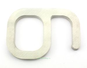 Ручка для открывания двери (8,5 х 11,8 х 1,1 см, винипласт, без отверстия)