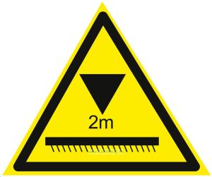 Осторожно! Низкий потолок. Знак W31