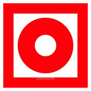 Кнопка включения установок (систем) пожарной автоматики. Знак