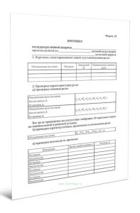 Протокол наладки релейной защиты (Форма 18)