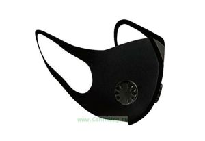 Полиуретановая маска (черная, с декоративными элементами)