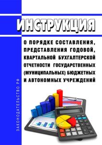 Инструкция о порядке составления, представления годовой, квартальной бухгалтерской отчетности государственных (муниципальных) бюджетных и автономных учреждений 2025 год. Последняя редакция