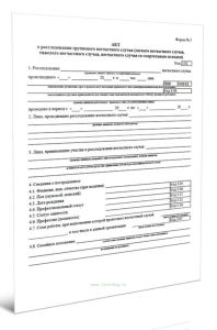 Акт о расследовании группового несчастного случая (легкого несчастного случая, тяжелого несчастного случая, несчастного случая со смертельным исходом)