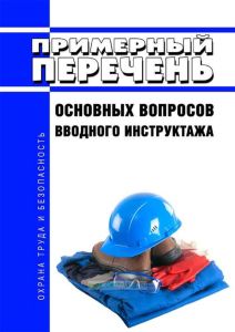 Примерный перечень основных вопросов вводного инструктажа